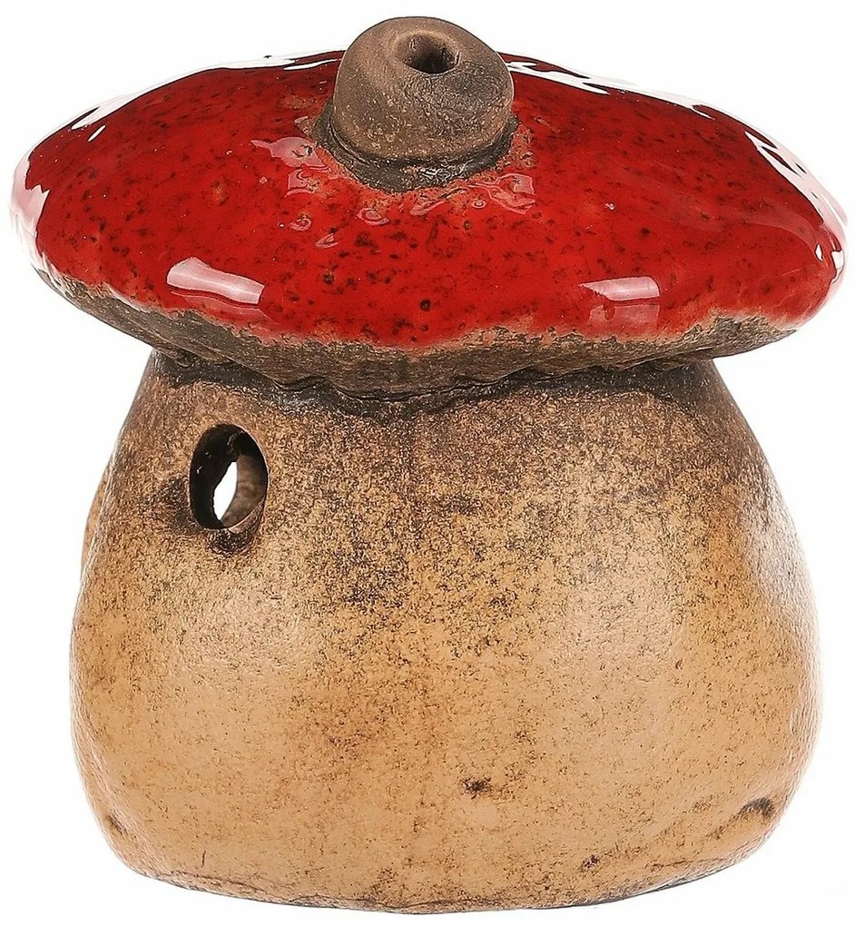 Svietnik Hríbový domček, 1 ks, 12 x 12 x 13 cm