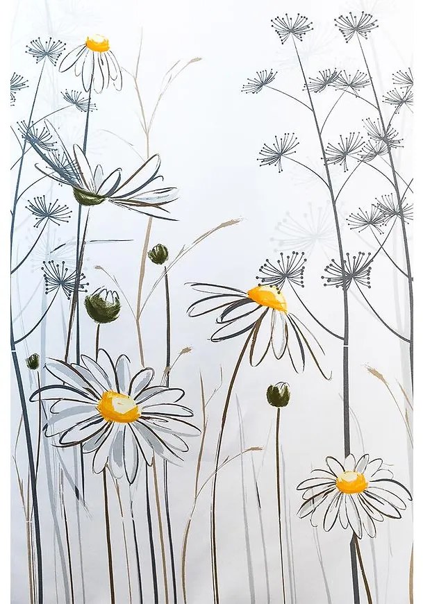 Textilný záves 120/200 W08441 Flower daisy