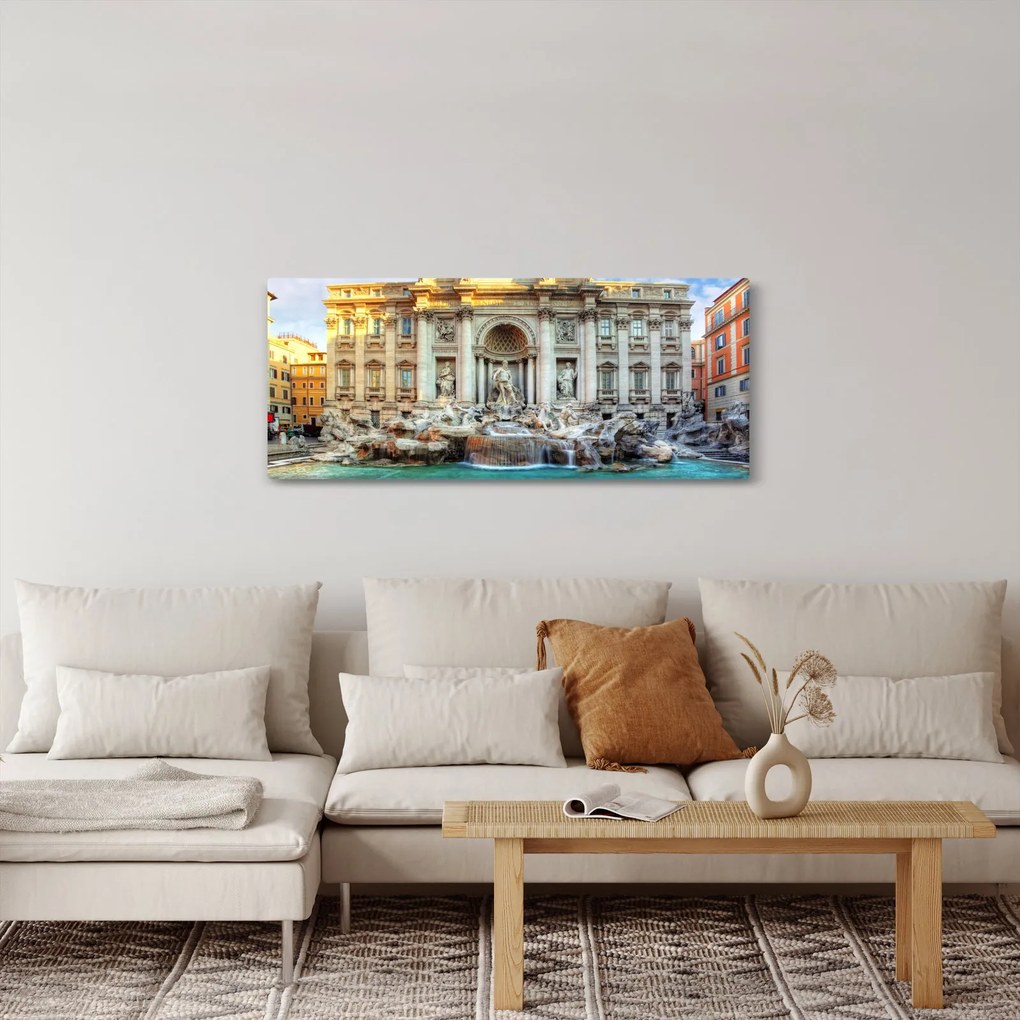 Obraz - Fontána di Trevi (120x50 cm)