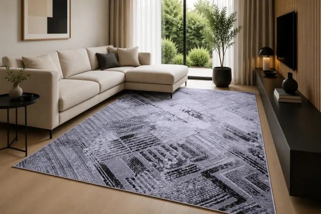 Koberec HOME 354 GREY / BLACK