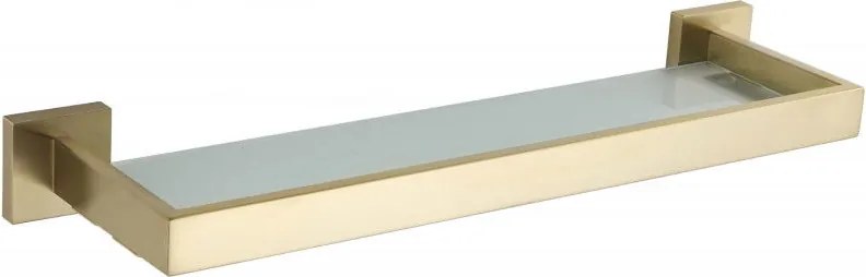 Mexen Vox závesná sklenená polička, zlatá - 707037-55