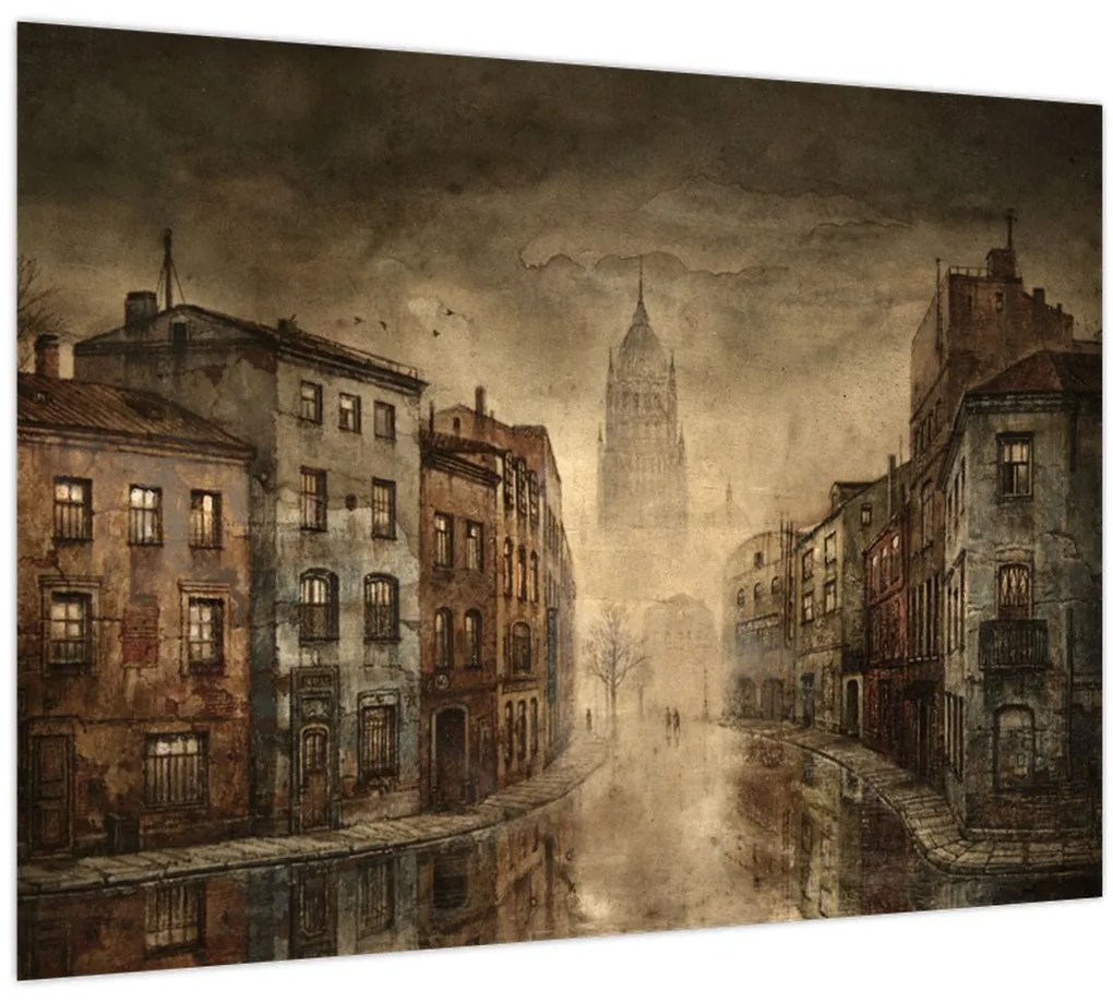 Obraz - Maľba mesta (70x50 cm)
