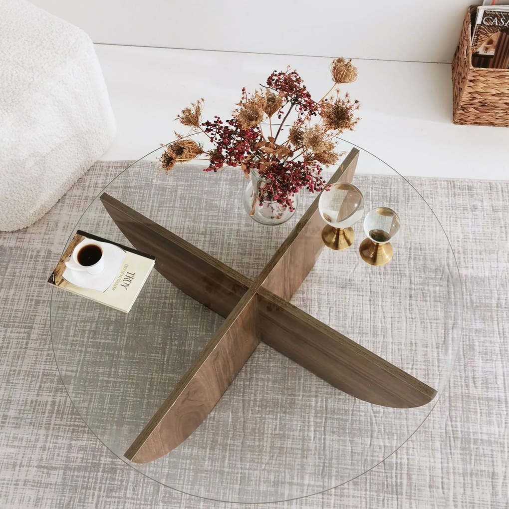 Konferenčný stolík Lily orech