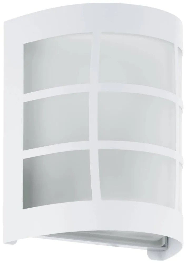 Eglo 75311 - LED Vonkajšie nástenné svietidlo CERNO 1xE27/4W/230V biela IP44