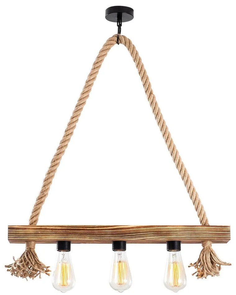 Závesné svietidlo v prírodnej farbe Erebos – Opviq lights