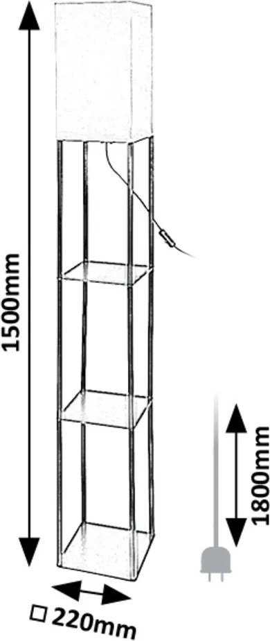 Rabalux BRONN stojacia lampa 74191