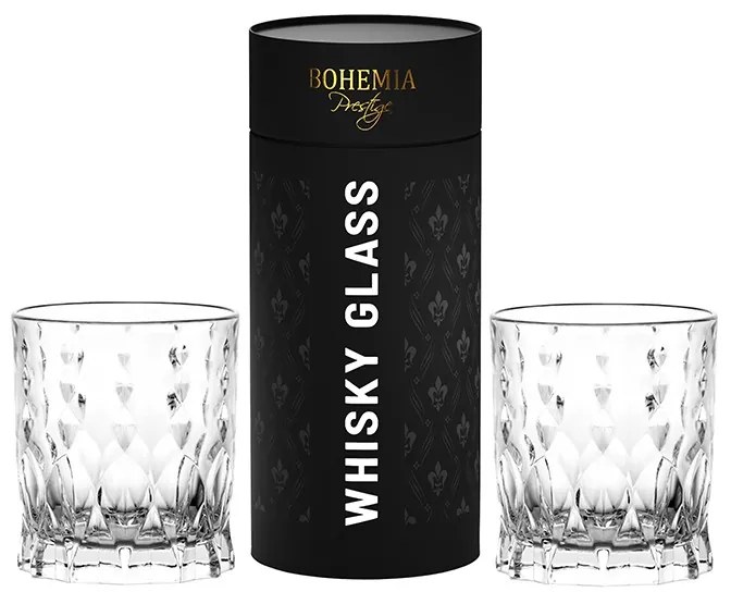 BOHEMIA PRESTIGE CONTE POHÁR NA WHISKY V TUBE 320ML SADA 2KS