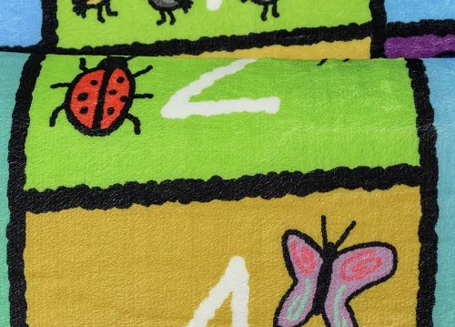 Koberce Breno Kusový koberec Škôlka - blue, modrá, viacfarebná,140 x 200 cm