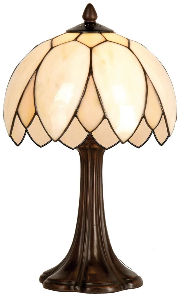 Stolná lampa Tiffany Pivoine - Ø 25 * 42 cm 1x E14 / max 60W