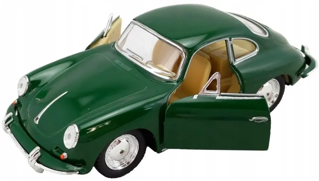 KiNSMART Kovové autíčko Porsche 356 B Carrera 2 - rôzne farby - 1:32