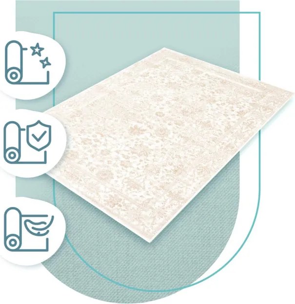 Koberec FD Sensi Tris svetlobéžový