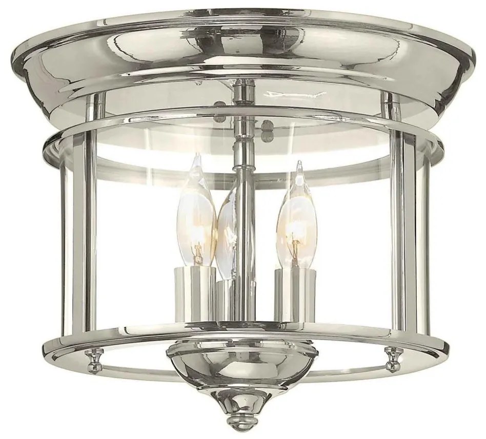 Hinkley HK-GENTRY-F-PN - Stropné svietidlo GENTRY 3xE14/40W/230V lesklý chróm