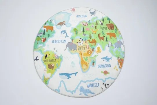 Detský koberec KIDS 250321N kruh