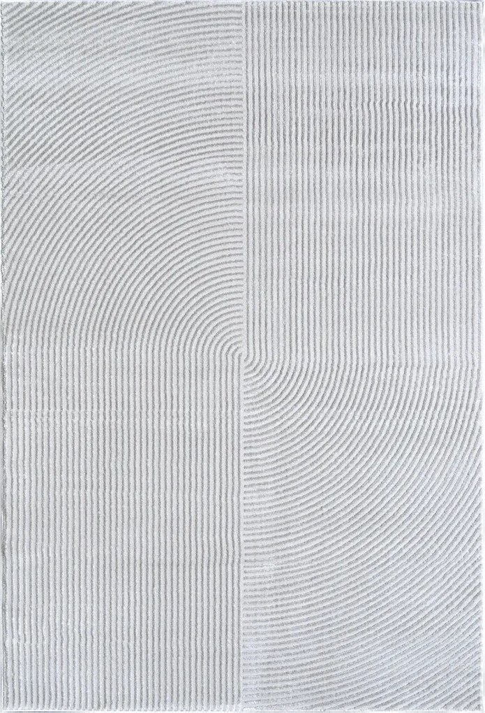 Angel Carpet, Kusový koberec Zafiro 19 Grey, 60x110, šedá, kancelária