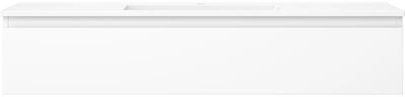 Mexen Orio, kúpeľňová skrinka 120 cm s umývadlom Otis, 1 zásuvka, biela matná, 91A10-12023-1-BF01-W18M01