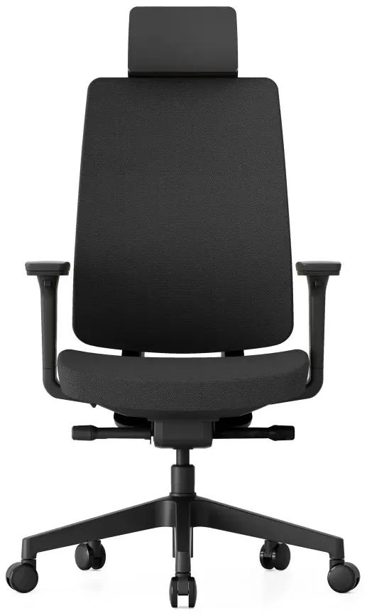 OFFICE MORE -  OFFICE MORE Kancelárska stolička K50 BLACK čierna