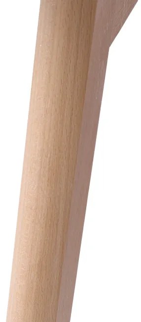 Jedálenská stolička NANTES hnedá / čierna