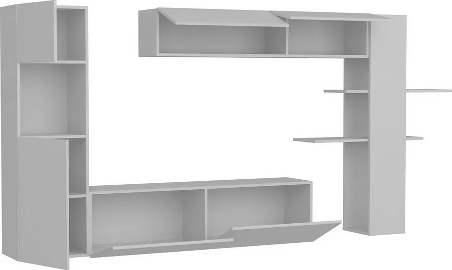 Maxi White TV nástenná jednotka