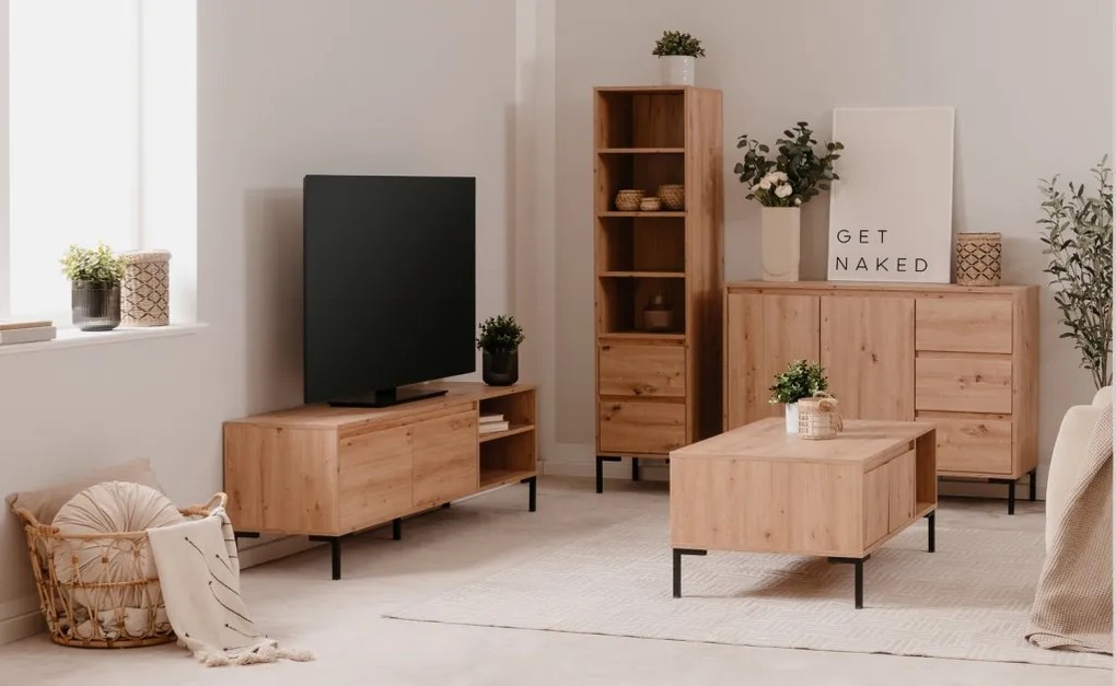 TV skrinka Korsika, dub artisan