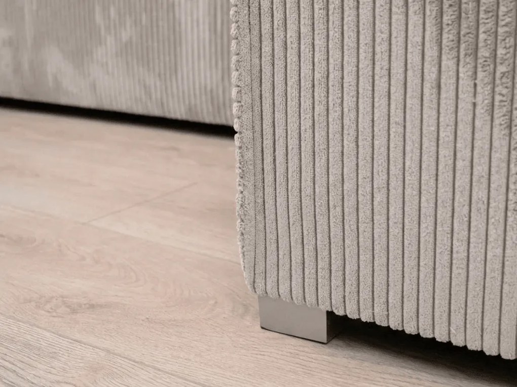 AKCIA Svetlo béžová sedacia súprava do U SMART COSARO 295x140 cm II. akosť