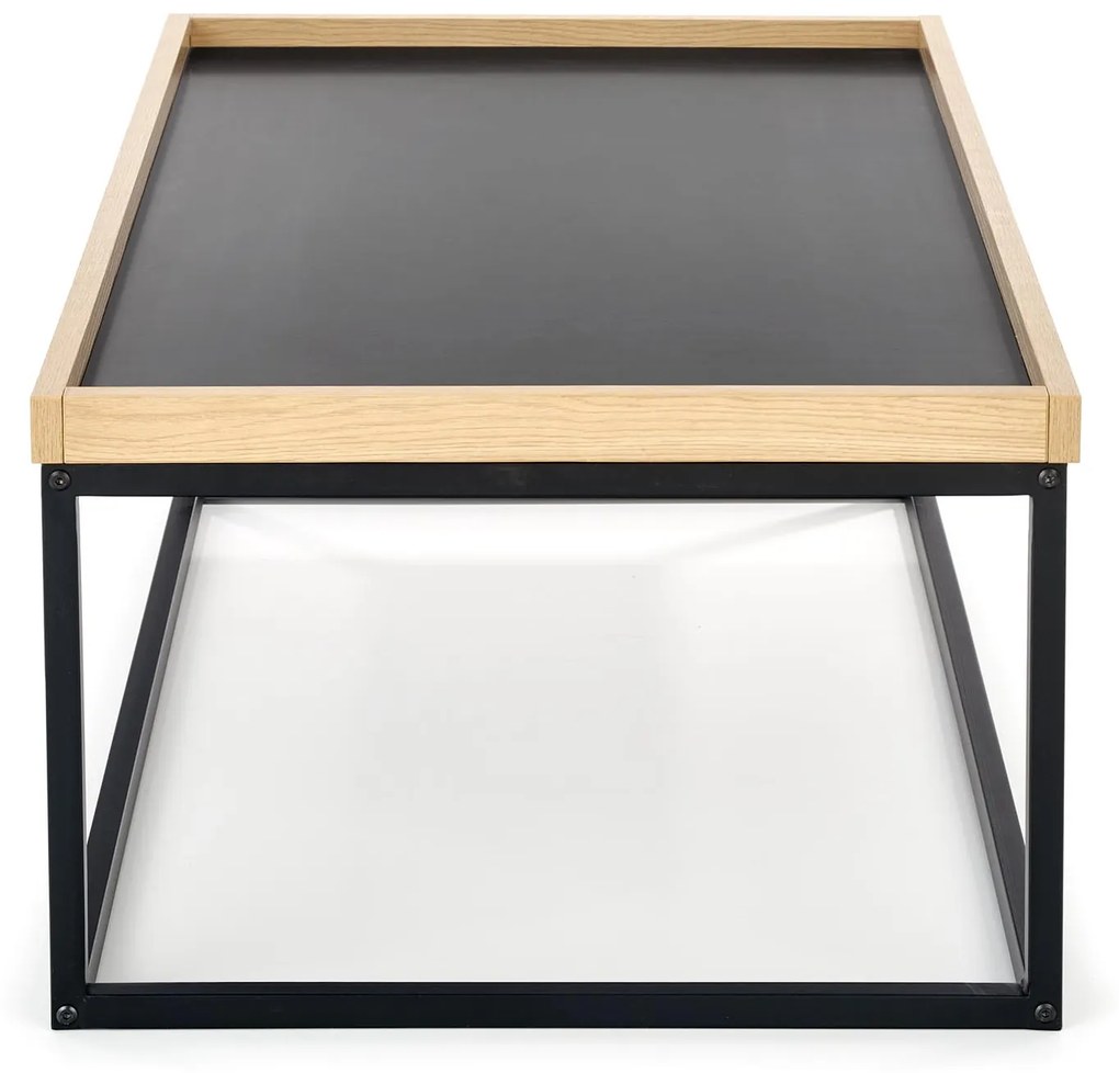 Čierny konferenčný stolík VENTUO LINEAR