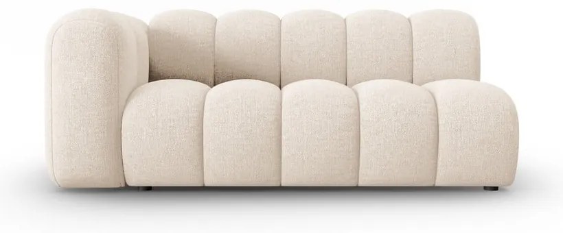 Krémovobiely modul pohovky (ľavý roh) Lupine – Micadoni Home