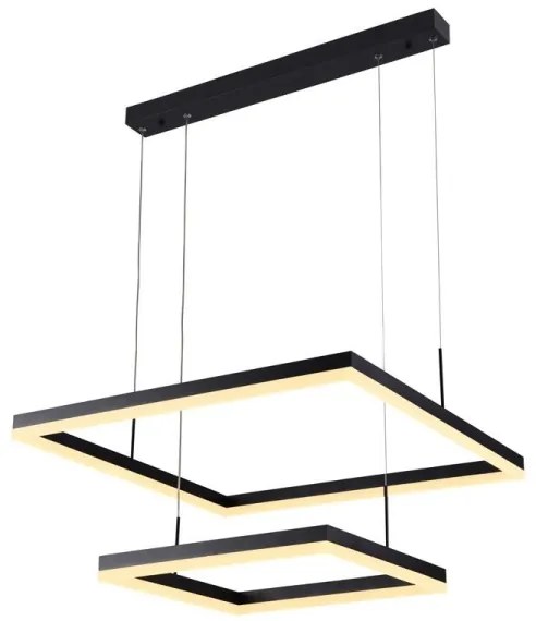 LED Stmievateľný luster na lanku LED/90W/230V 3000-6500K + diaľkové ovládanie