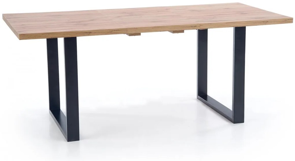 Jídelní rozkládací stůl Mevon 2 160/210 cm dub wotan/černý