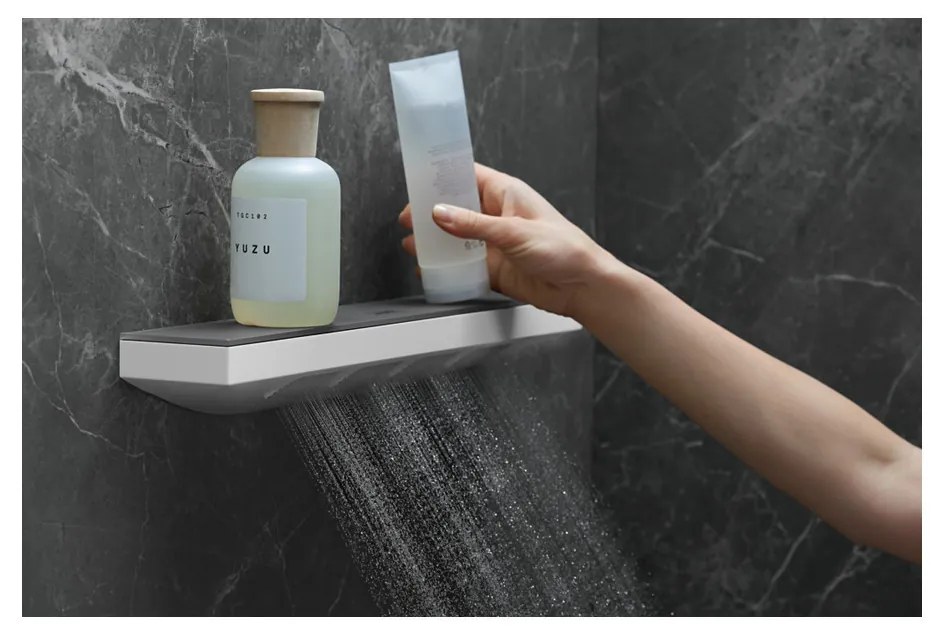 Hansgrohe Rainfinity, šijová sprcha 500 1jet s poličkou, chrómová, HAN-26243000
