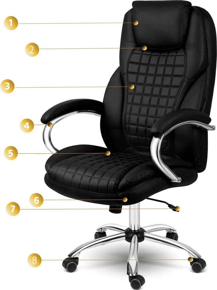 Kancelárska stolička Sofotel Batory 240800 - čierna