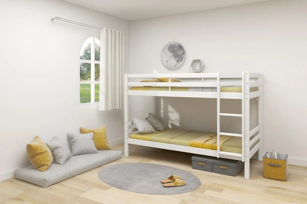 Dvojposchodová posteľ ACTIMA biela