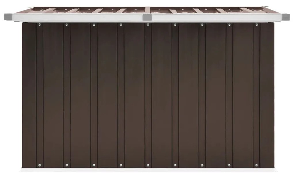 vidaXL Záhradný úložný box hnedý 109x67x65 cm
