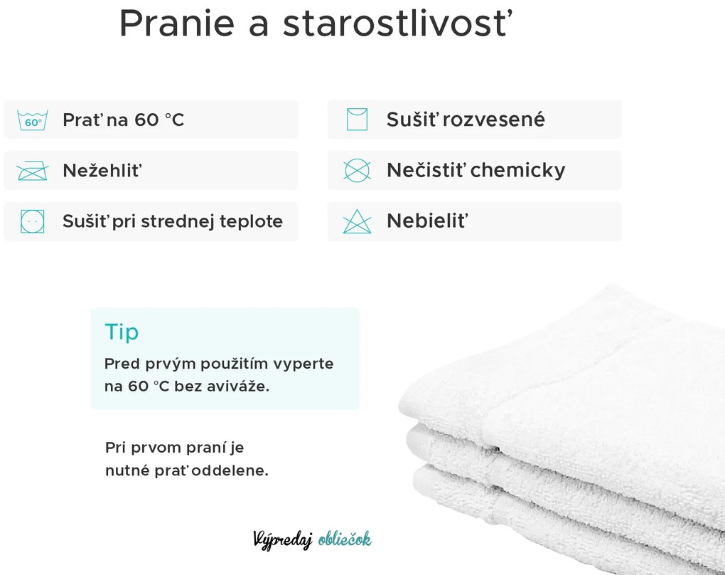 Uterák Classic malý oranžový 30x50 cm, 100% bavlna