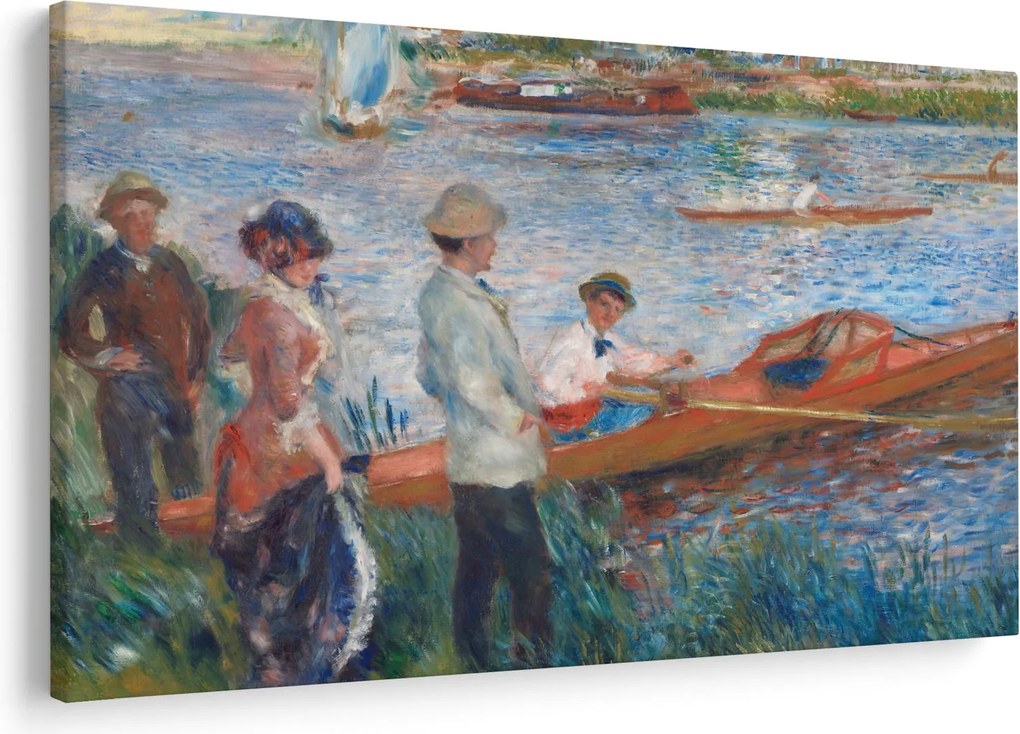 Obraz - Auguste Renoir, Oarsmen at Chatou, reprodukcia (90x60 cm)