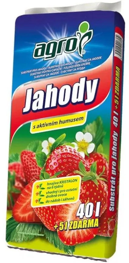 Substrát na jahody 40 l+ 5l zdarma