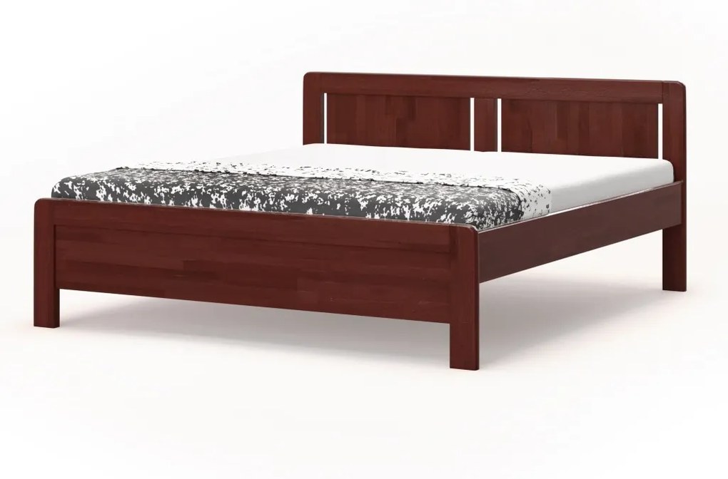 BMB KARLO NIGHT - masívna buková posteľ 180 x 200 cm, buk masív