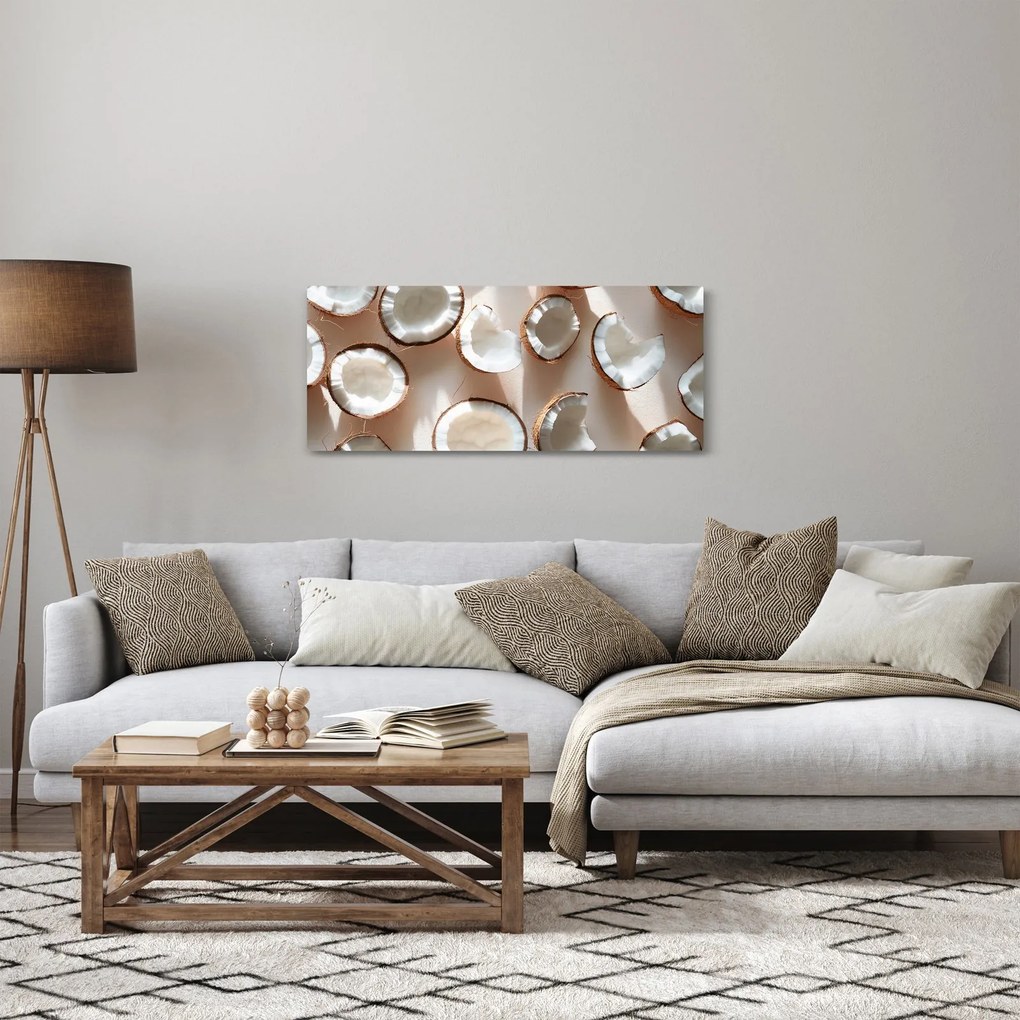 Obraz - Kokosové orechy (120x50 cm)
