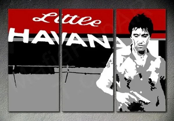 Ručne maľovaný POP Art obraz Scarface - AL PACINO | rôzne rozmery