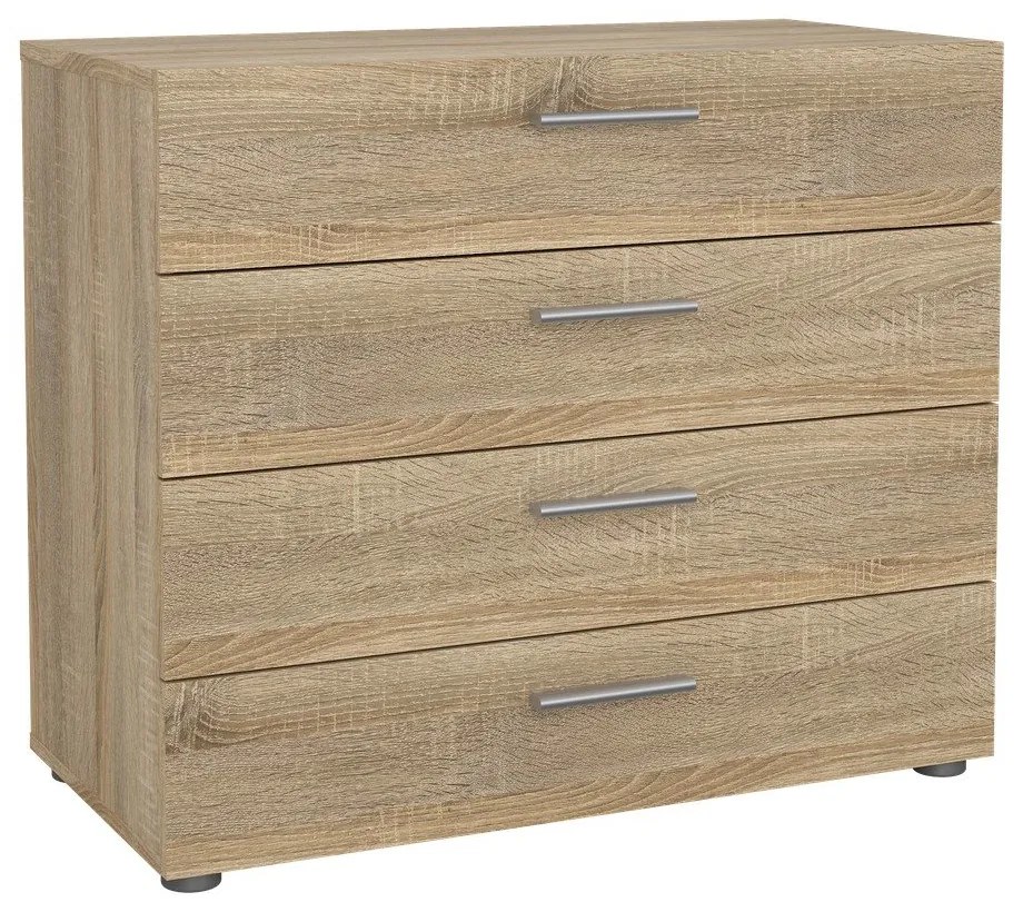 Komoda v dubovom dekore Tvilum Pepe, 80 x 68 cm