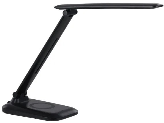 Immax 09106L - LED stmievateľná stolná lampa s bezdrôtovým nabíjaním QI LUMI LED/7W/230V čierna