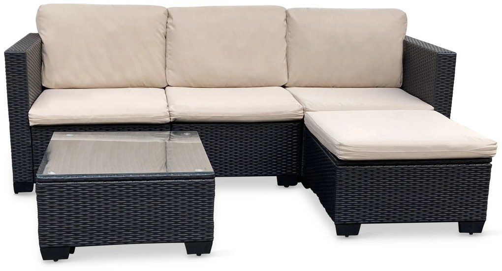 Noela Záhradná rohová sedacia súprava Amy