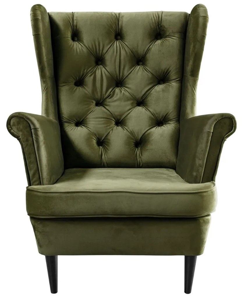 KRESLO UŠIAK BRUNO 2 CHESTERFIELD ROYAL VELVET 215