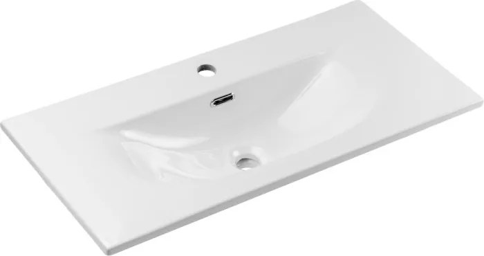 Závěsná skříňka Nova Sky se zápustným umyvadlem Nova 80 cm dub coast evoke