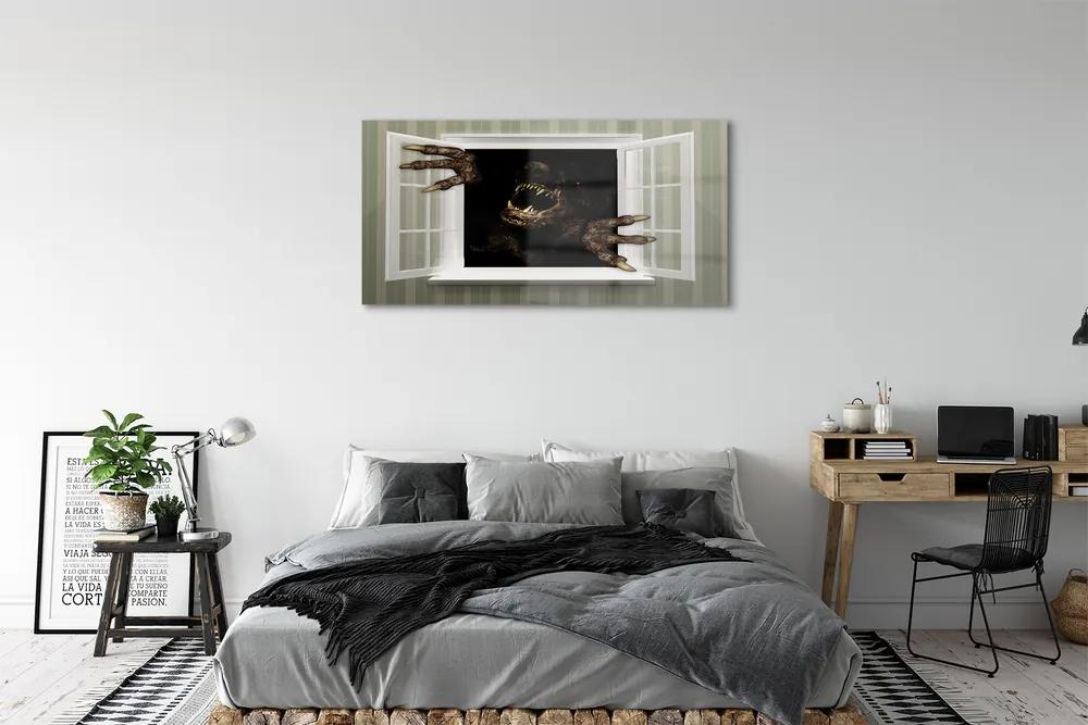 Obraz plexi Okno hrozná forma 125x50 cm