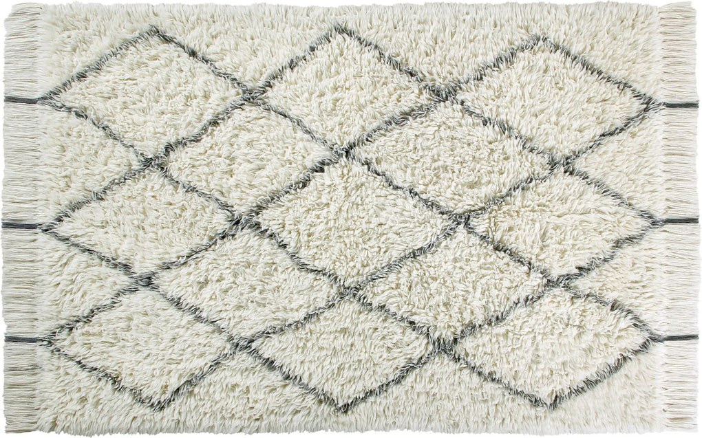 Lorena Canals, Kusový koberec Berber Soul, 80x140, béžová, obývacia izba