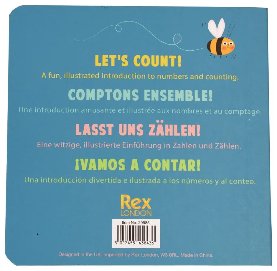 Interaktívna hračka First Numbers Book Animals – Rex London