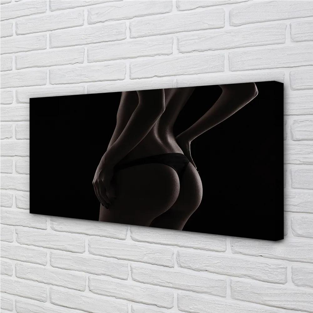 Obraz canvas ženské telo 100x50 cm