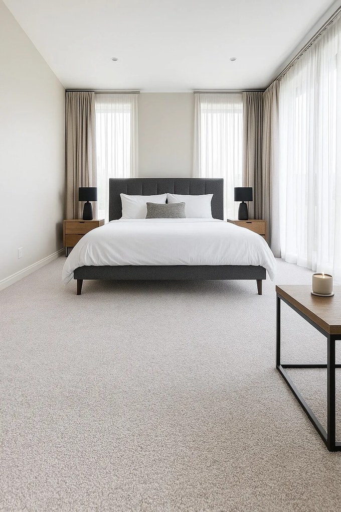 Associated Weavers, Koberec metráž Spinta 97, na mieru, šíře 4m, šedá, filc, obývacia izba