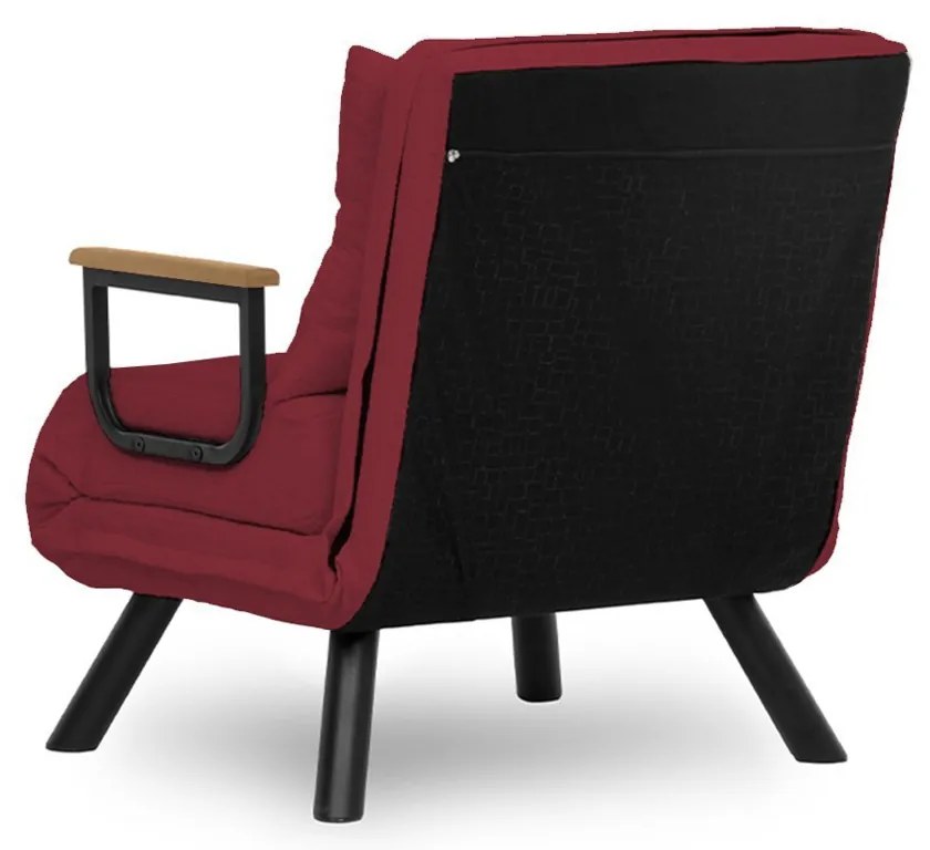 Kreslo Sando Single Maroon