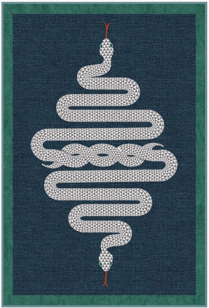 Umývateľný koberec's nízkym vlasom Venom By Jonathan Adler